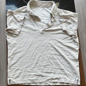 Men's Striped Polo Shirt Uniqlo